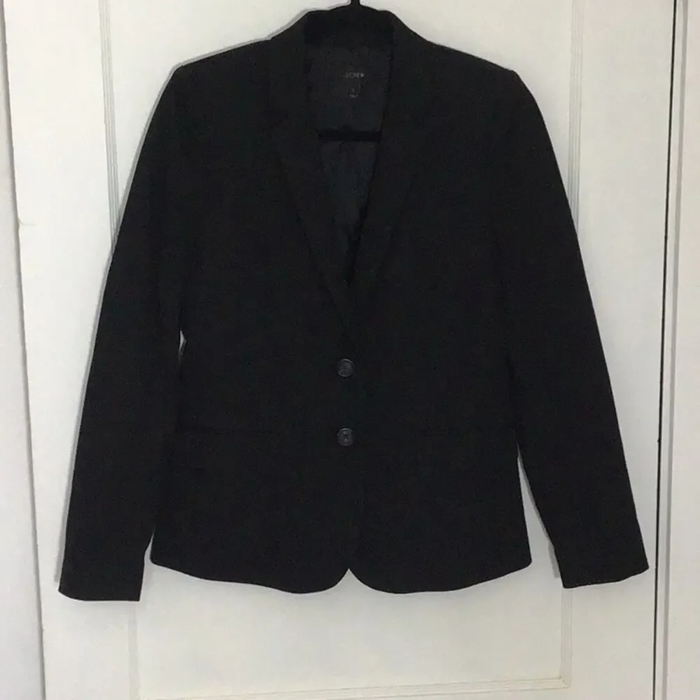 J. CREW Thompson Schoolboy Blazer in Black | 2